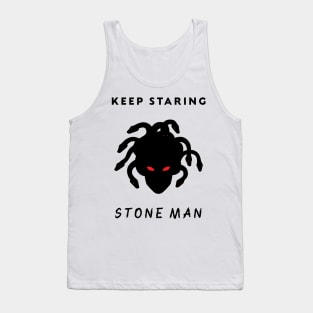 Greek Mythology Gorgon Stone Man Tank Top